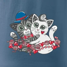 Mačky v objatí (Pecka design)