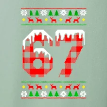 67 vianočný motív