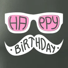 Mustache narozeniny - okuliare