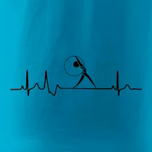 EKG moderná gymnastika obruč