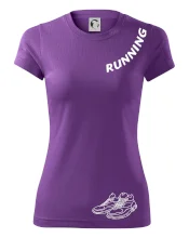 Running nápis šikmo