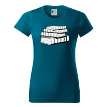 Knihy čiernobiele na sebe