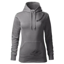 Running nápis šikmo