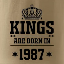 Kings are born in 1987