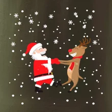 Tancujúci Santa a sob