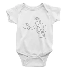 Žena boxerka jedným ťahom