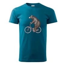 Medveď na bicykli