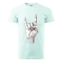 Rocková ruka kreslená