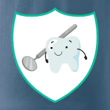 Zúbok na prsníku - zrkadlo