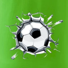Futbalová lopta v triku Futbalová lopta v triku