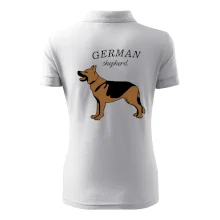 Nemecký ovčiak - hnedý s nápisom