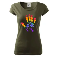 LGBT hand print