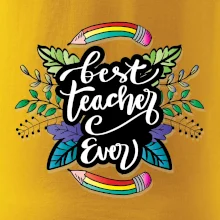 Farebné ceruzky best teacher ever Farebné ceruzky best teacher ever