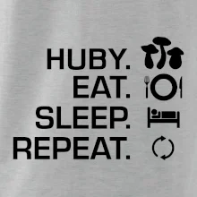 Huby Eat Sleep Repeat Huby Eat Sleep Repeat