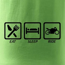 Eat sleep ride - cesta