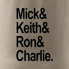 Mick Keith Ron Charlie