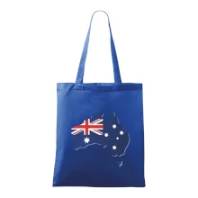 Austrália - vlajka mapa