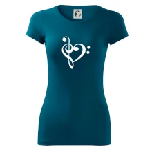 Husľový kľúč srdce