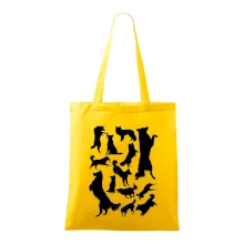 Border kólia siluety