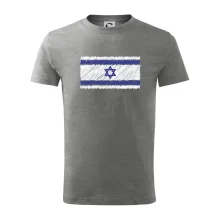 Vlajka Izrael kreslená