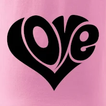 Love nápis jednoduchý