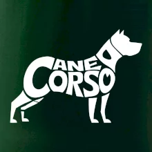 Cane corso nápis v tele
