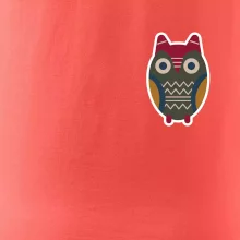 Folklór na prsníku sova