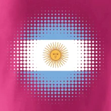 Argentína vlajka bodkovaná