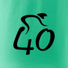 Cyklista oslavuje štyridsiatku (40)
