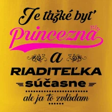 Je ťažké byť princezná riaditeľka Je ťažké byť princezná riaditeľka