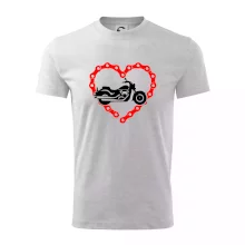 Moto srdce reťaz - chopper