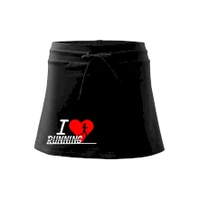 I love running dievča