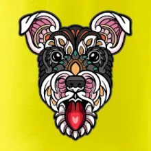 Knírač hlava barevná