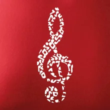 Husľový kľúč z nôt