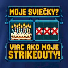 Moje sviečky viac ako moje strikeouty