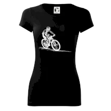 MTB kreslený cyklista MTB kreslený cyklista