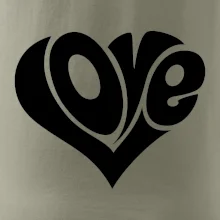 Love nápis jednoduchý