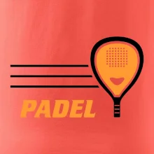 Padel - oranžová raketa