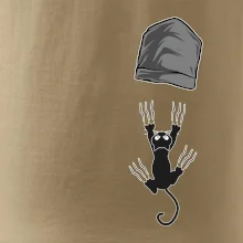 Mačka vypadla z vrecka