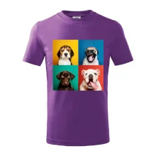 Psi šteňatá koláž