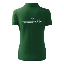 Jesus Saved My Life kríž ekg