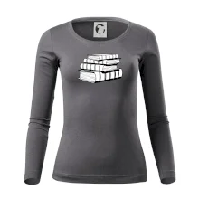 Knihy čiernobiele na sebe