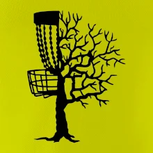 Disc golf pozor strom