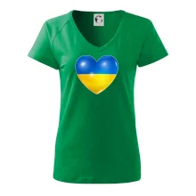 Ukrajina srdce vlajka