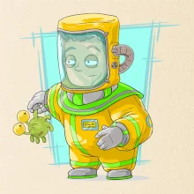 Vesmírny vojak zelený