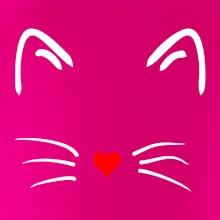 Mačka - srdce namiesto nosa Mačka - srdce namiesto nosa