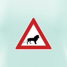 Dopravná značka - Pozor lev