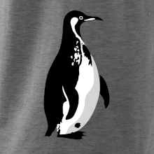 Tučniak čiernobiely z boku