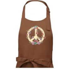 Peace symbol pieskový