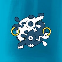 Yin & Yang abstraktné psy Yin & Yang abstraktné psy